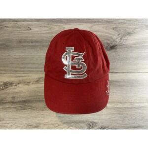 47 Brand St Louis‎ Cardinals Strapback Hat Cap Women's Adjustable Red MLB